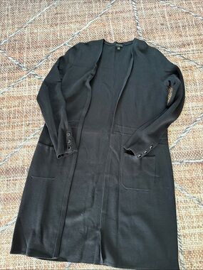 TALBOTS Long Open Cardigan